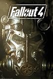 Fallout 4 Mask Game Videospiel Poster Plakat Druck - Grösse 61x91,5 cm + Wechselrahmen, Shinsuke® Maxi Aluminium schwarz