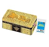 A YuGiOh! Mega Tin Box 2021: Tin of Ancient Battles | DEUTSCH | Yu-Gi-Oh! Karten NEU | + Arkero-G 100 Small Soft Sleeves japanische Kartenhüllen