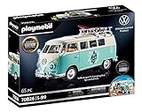 PLAYMOBIL 70826 Volkswagen T1 Camping Bus als hellblauer Surfer-Van, Special Edition für Fans und Sammler, 5 - 99 Jahre