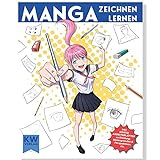 SimplePaper Manga zeichnen lernen - für Anfänger & Fortgeschrittene |Manga und Anime Malbuch mit Anleitungen + Tipps – step by step zum ersten eigenen Manga Buch