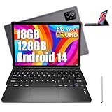 XGODY 11 Zoll 4G LTE(2 SIM Slot) Octa-Core Android 14 Tablet 18GB RAM 128GB ROM Tablet mit Tastatur 8600mAh Akku 1920x1200 FHD+IPS T