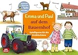 Emma und Paul auf dem Bauernhof.: Ausgestanzte Figuren zum Spielen und Erzählen. (Spielfiguren für die Erzählschiene: Emma-und-Paul-Geschichten)