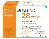 PADMA 28 active 200 Kaps. Tibetische Rezeptur 28 aus Kräutern & Mineralien + Vitamin C. Es unterstützt ein Aktives Immunsystem, die Blutgefäße, Regeneration & den Schutz vor oxidativem Stress