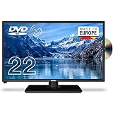Cello C2220FSDE 22' (54,6 cm Diagonale) Full HD LED TV mit eingebautem DVD Player und DVBT2 S2 Triple Tuner Neues 2021 Modell