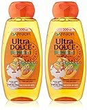 Garnier Ultra Dolce Shampoo 2in1 für Kinder Apricot und Cotone Blumen, ohne Parabene, hypoallergen, 300 ml, 1 Packung mit 2 Stück