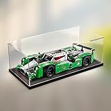 Transparente Acryl-Vitrine für Lego 42039 Rennwagen-Modell, staubdichte Vitrine kompatibel mit Lego 42039 (Lego-Modell Nicht im Lieferumfang enthalten), 55 x 25 x 15 cm A