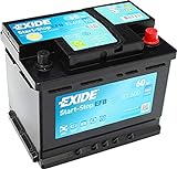 Exide EL600 Stop Start 12V 60Ah 640CCA EFB Batterie ALFAROME/FIAT/LANCI 51816427/51873924-3 Jahre Garantie