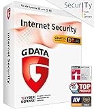 G DATA Internet Security 2023 | 1 Gerät - 1 Jahr | Virenscanner für PC, Mac, Android, iOS | zukünftige Updates inklusive | Made in Germany | DVD | inkl. Webcam-Cover