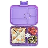 Yumbox Tapas XL Lunchbox (4er, Dreamy Purple) – Bento Box für Erwachsene und Jugendliche | Unterteilte Brotdose | Auslaufsicher getrennte Fächer