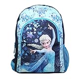 BAGTROTTER Rucksack mit Tasche, 37 cm, Motiv: Disney Die Eiskönigin, Frozen Elsa, Blau