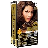 Thader TH Pharma Farbset ohne Ammoniak für angenehmen Geruch mit Liquid Gold, Farbe 6.31 Dunkelblond Gold Aschegold
