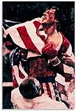 SDDLW1990 Leinwand Bilder Kunst Rocky Balboa Vintage Boxen Bild Malerei Poster Druckt Gedruckte 23.6'x35.4'(60x90cm) Kein Rahmen