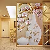Große Blumenvase, Wandbild, individuelle Größe, 3D-Tapete für Wohnzimmer, modern, einfache Dekoration, Eingang, Korridor, Wandverkleidung