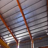Isolierfolie Aluminium Dampfsperrfolie Dampfsperre Dach Innen Dampfsperre zur Dämmung Dampfsperrfolien zur Dachisolierung Dach dampfsperre sauna Dampfsperren,Dachisolierung Sel(Size:1x30m/3.2x98.4ft)