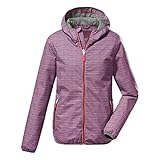 Killtec Damen Funktionsjacke/Outdoorjacke mit Kapuze, packbar KOS 3 WMN JCKT, dunkelrose, 42, 38237-000