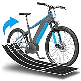uProtect E Bike Lackschutzfolie für eBike, Pedelec, Elektro Fahrrad, E-Bike, MTB etc. - 20-teiliges Rahmen-Set gegen Steinschlag - Carbon Optik & selbstklebend