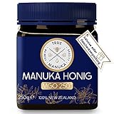 True Manuka - Manuka Honig MGO 250+ - 250g - 100% Pur aus Neuseeland - Mit zertifiziertem Methylglyoxal Gehalt 