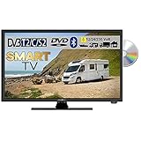Reflexion LDDW24i+ LED Smart TV mit Bluetooth DVD & DVB-S2 /C/T2 für 12V u. 230Volt WLAN Full HD