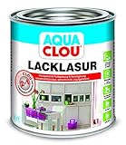 Aqua Combi-Clou Lack-Lasur  0,375 L, dunkelnussbraun