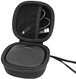 Aenllosi Hart Tasche Hülle für Bose SoundLink Micro Bluetooth Lautsprecher, Nur Tasche (Schwarz)