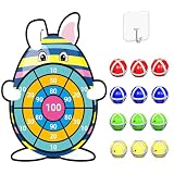 Ostern Geschenke Kinder - Ostern Deko Ostern Häschen-Dartscheibe Ostern Kinder Ostern Basteln Kinder Geschenke für Kinder Ostern Spielzeug Deko Ostern Kinder Klett Dartscheib