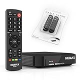 Humax Kabel HD Nano Set mit Cable Candy Beans / HDTV Kabelreceiver Digital / DVB-C Kabelfernsehen in Full HD (1080p) / mit HDMI Anschluss/digitaler Kabelempfang / Schwarz