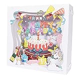 Geburtstagskarte 3D, Pedolini 3D Karte Geburtstag, Happy Birthday Karte für Geschenke, Ihre Verwandten, Freunde und Liebhaber(box)
