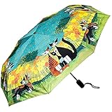 VON LILIENFELD Regenschirm Taschenschirm Rosina Wachtmeister: All together Auf-Zu-Automatik Damen Kunst Leicht Stab