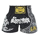 Nvshiyk Fitness Muay Thai Shorts Erwachsener Gemischte Kampfsport Boxen Fitness Training Sports Hosen Schwarz MMA Muay Thai Shorts Trainingsausrüstung (Farbe : Black, Size : S)