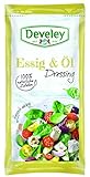 DEVELEY Essig & Öl Salat-Dressing – 14 x 75 ml Portionsbeutel im Karton – glutenfrei und laktosefrei, 100% natürliche Zutaten – 14-er Pack Salat-Dressing