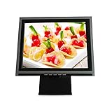 Fetcoi 15 Zoll LCD Touchscreen Monitor, PC Kassenmonitor USB Kassensystem Einzelhandel, Kassenmonitor für Restaurants, Touchscreen-Monitor für Kassensysteme