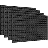 CAIONPLE 24 StüCk 30X30X2.5Cm Schall DäMmung Baumwoll Schall Isolierung Schaum Schall Isolierung S