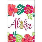 Aloha Party-Tischdecke, 6 Stück.