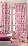 Original Disney Winnie Puuh Pooh&Tiger 1 St.XXL Fertig-Schlaufenschal/Gardine/Vorhang L 290cm x B 140cm Pink NEU Baumwolle 2013