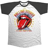 Rolling Stones Herren The It's Only Rock 'n Roll T-Shirt, Weiß (Schwarz/Weiß), XXL