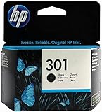 P 301 Schwarz Original Genuine Tintenpatrone für HP Deskjet 1000 1010 1050 1050 A 1050se 1510 1512 1514 - keine externe Verpackung