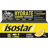 Isostar Elektrolyte Tabletten - Zitrone (1 x 10 Tabs) | Elektrolyte Getränk | Iso drink | Isotonische Getränke | Electrolytes | Sportdrink für intensives Training (1er Pack)