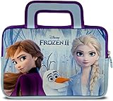 Pebble Gear Disney Frozen 2 Tragetasche - Universell einsetzbare Neopren Kinder Tasche mit Die Eiskönigin 2-Motiv, geeignet für 7' Tablets (Fire 7 Kids Edition), robuster Reißverschluss