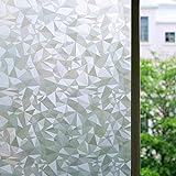 LMKJ Fenster Privatsphäre Selbstklebende Folie elektrostatische Aufkleber 3D Fensteraufkleber Glasfolie FensteraufkleberHeat Control Anti UV A78 50x200cm