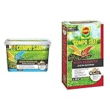 Compo SAAT Rasen-Neuanlage-Mix, Mischung aus Rasensamen und Rasendünger, 2,2 kg, 100 m² & SAAT Rasen-Reparatur-Mix, Mischung aus Rasensamen und Rasendünger, 1,2 kg, 50 m²