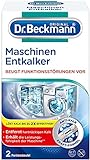 Dr. Beckmann Maschinen-Entkalker | gegen hartnäckigen Kalk in Wasch- und Spülmaschinen | hilft Funktionsstörungen vorzubeugen | 2 x 50 g