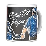 Hamburger SV HSV Tasse Becher Kaffeetasse BESTER PAPA schwarz, 30180