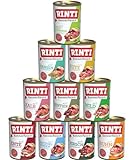 Rinti-Kennerfleisch 400g Mix | garantierter 10 Sorten Mix - als 10, 20 oder 30x 400g erhältlich | getreidefreies Hundefutter, Nassfutter (10, 400g)