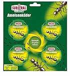 Substral Celaflor Ameisen-Köder, zur Bekämpfung von Ameisen im Haus und auf Terrassen mit schneller Nestwirkung, 4 Stck