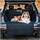 Rudelkönig Kofferraumschutz mit Ladekantenschutz - wasserabweisend & pflegeleicht - Universale Schondecke mit Aufbewahrungstasche - Autoschondecke für Hunde
