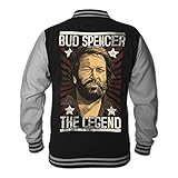 Bud Spencer Herren Legend College Jacket (schwarz) (XL)
