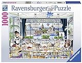 Ravensburger 13985 Pz London Tea Party Puzzle 1000 Teile Fantasy, bunt