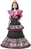 Barbie GXL27 - Barbie Signature 2021 Dia De Muertos Puppe (29,21 cm) mit traditionellem besticktem Kleid, Blumenkrone und Calavera Gesichtsbemalung, Geschenk für Sammler