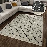 TT Home Wohnzimmer Teppich Esszimmer Waschbar Skandinavisches Design Fransen Wendeteppich, Farbe: Grau 5, Größe:60x180