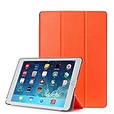 Hülle für Apple iPad Air 2 9.7 Zoll Schutzhülle Etui Tablet Tasche Smart Cover iPad 6 (Orange)